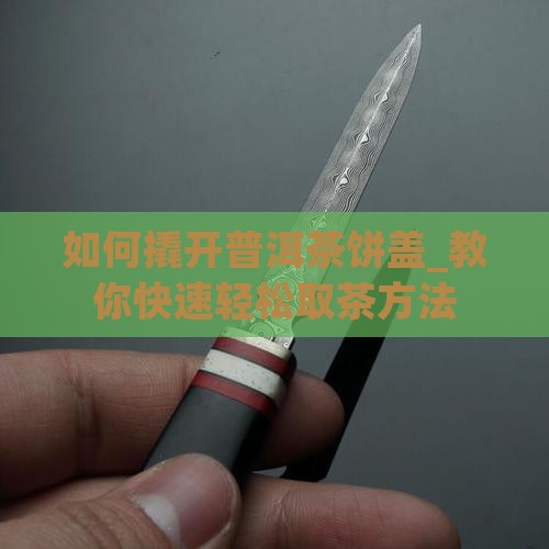 如何撬开普洱茶饼盖