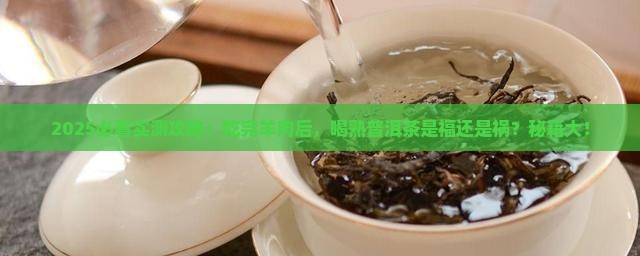 吃完羊肉可以喝熟普洱茶吗
