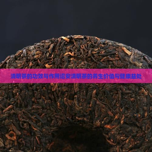 清明茶的功效与作用诏安