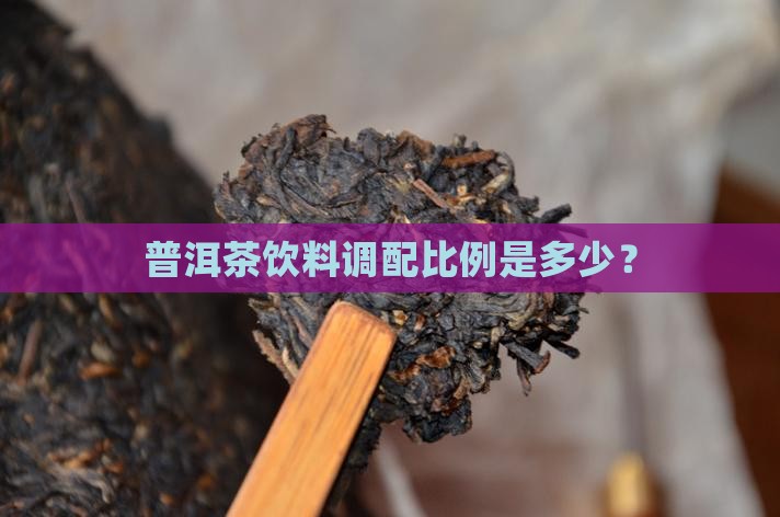 普洱茶饮料调配比例是多少？