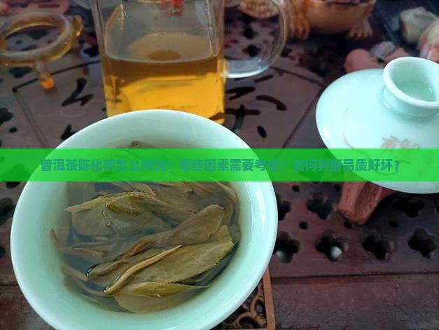 普洱茶陈化前怎么筛选？哪些因素需要考虑？如何判断品质好坏？