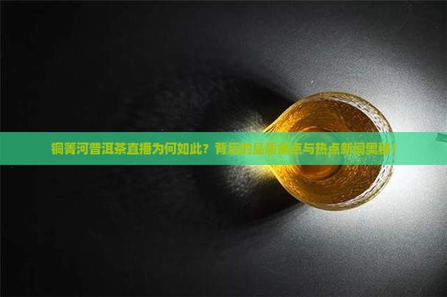 铜箐河普洱茶直播为何如此？背后的品质痛点与热点新词奥秘！