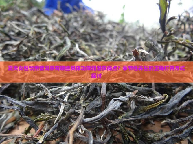 夏天女性饮用普洱茶有哪些具体功效和潜在痛点？季节性养生的正确打开方式探讨