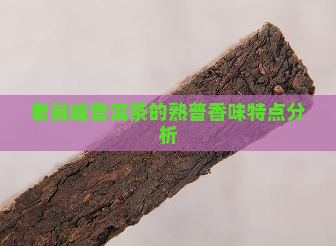 老曼峨普洱茶的熟普香味特点分析