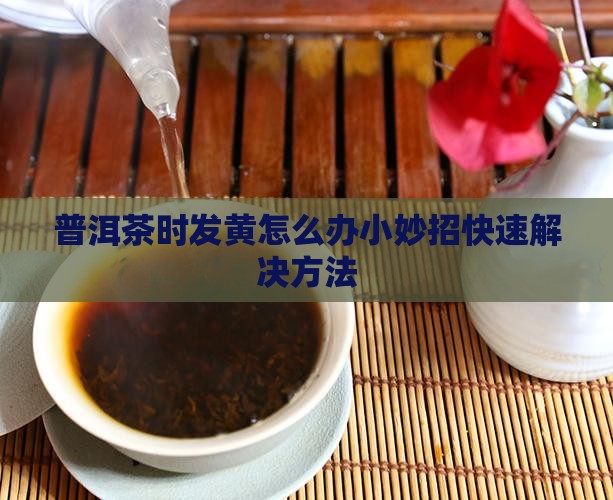普洱茶时发黄怎么办小妙招快速解决方法
