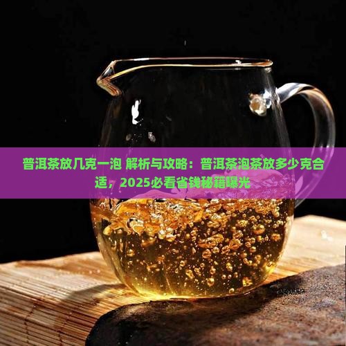 普洱茶放几克一泡