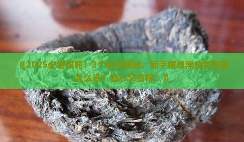 普洱茶藏地黑金