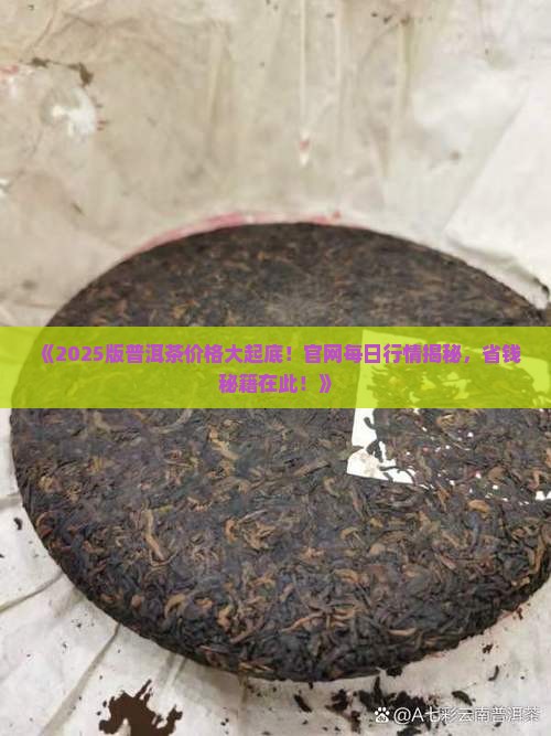 中国普洱茶官网每日价格表
