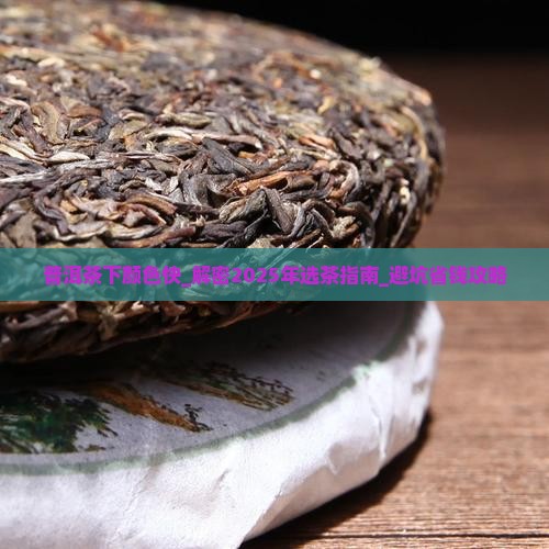 普洱茶下颜色快
