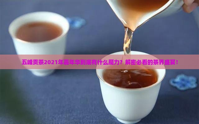 五峰贡茶2021年嘉年华