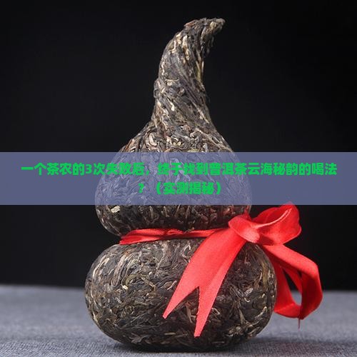 水之言普洱茶云海秘韵系列