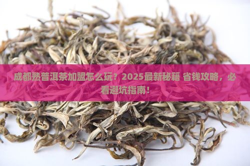 成都熟普洱茶渠道加盟条件