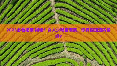 女人少喝普洱茶好吗