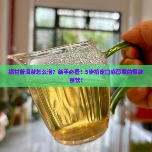 橘甘普洱茶怎么泡
