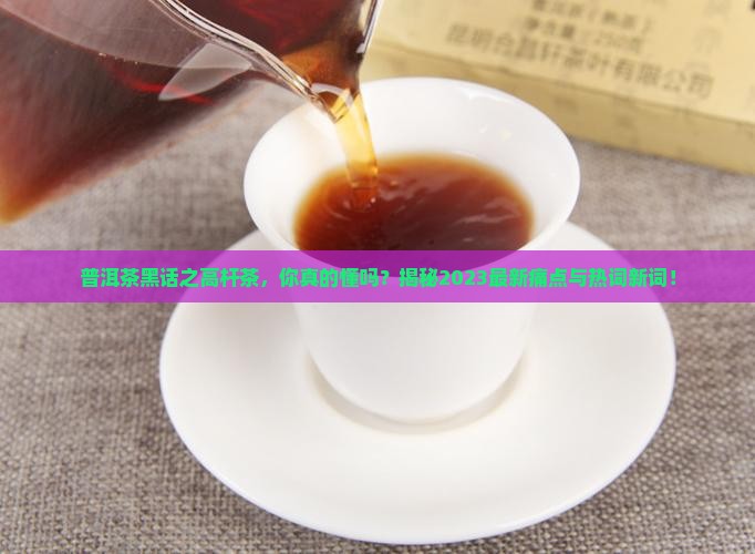 普洱茶黑话之高杆茶