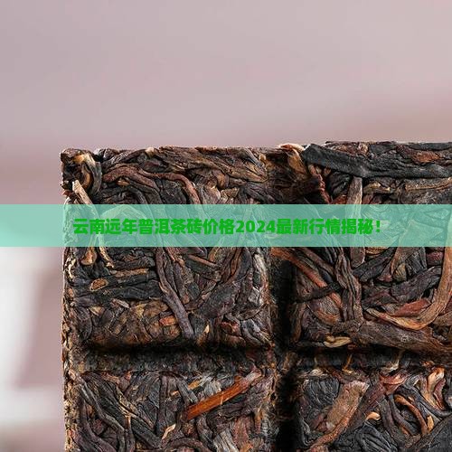 云南远年普洱茶砖价格