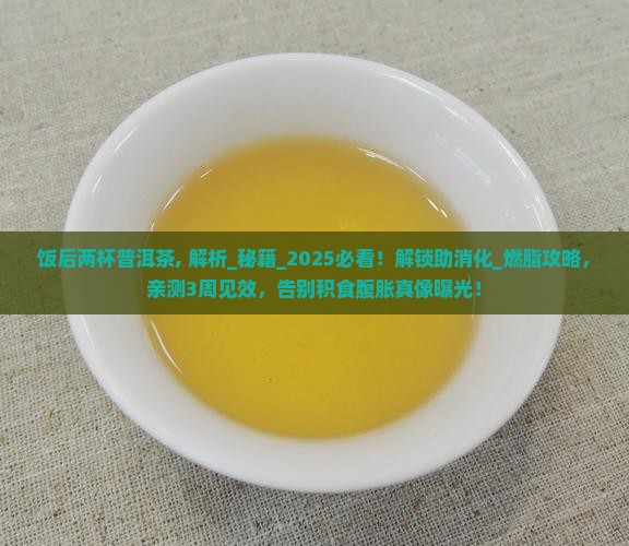 饭后两杯普洱茶