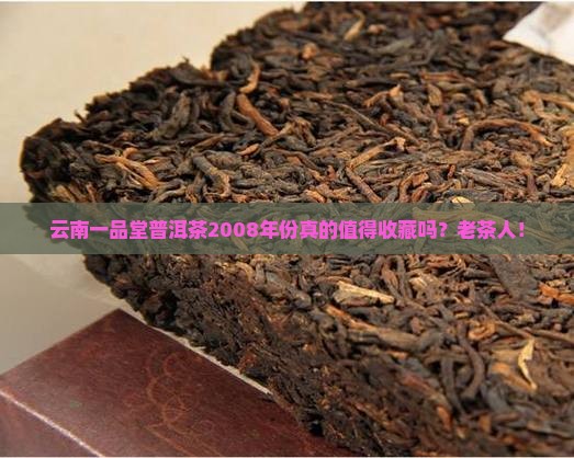 云南一品堂普洱茶2008