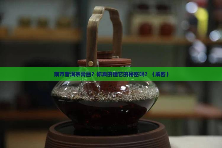 南方普洱茶膏画