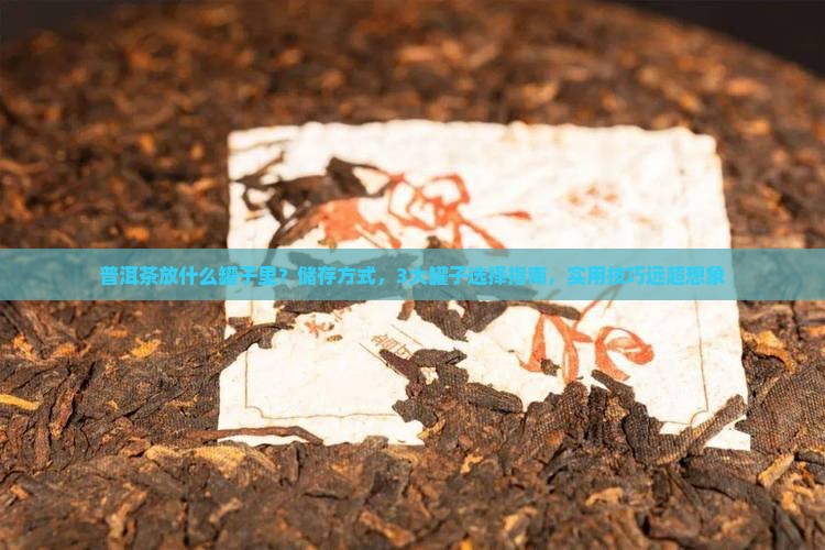 普洱茶放什么罐子里
