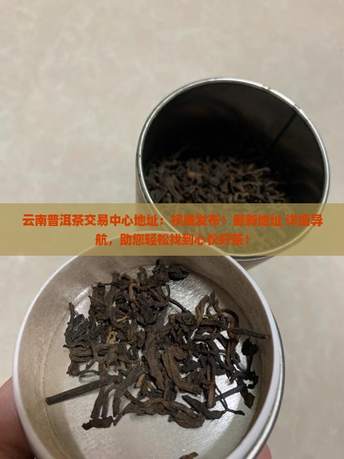 云南普洱茶交易中心地址