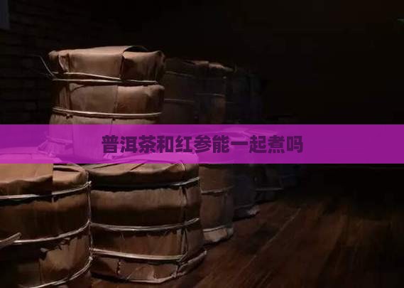 普洱茶和红参能一起煮吗