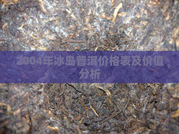 2004年冰岛普洱