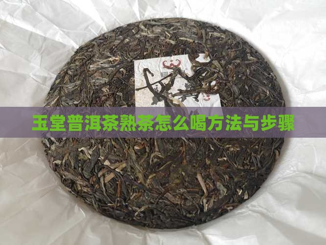 玉堂普洱茶熟茶怎么喝方法与步骤