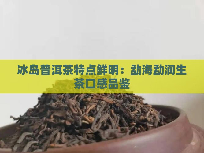 冰岛普洱茶特点鲜明：勐海勐润生茶口感品鉴