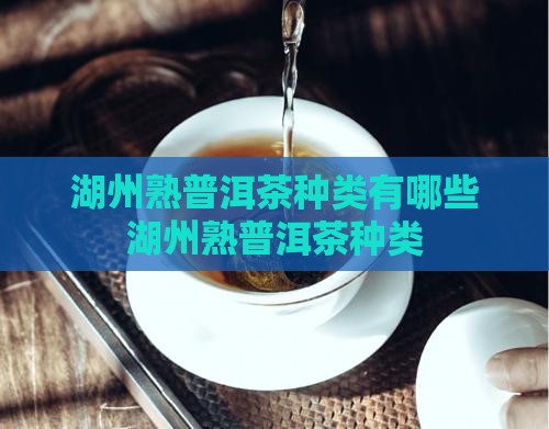 湖州熟普洱茶种类有哪些湖州熟普洱茶种类
