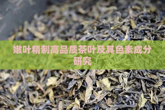 嫩叶精制高品质茶叶及其色素成分研究
