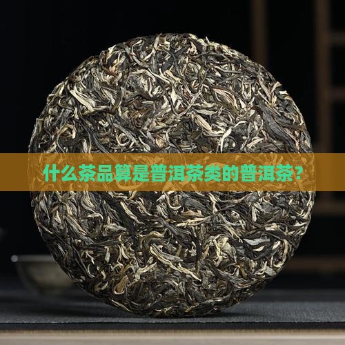 什么茶品算是普洱茶类的普洱茶？