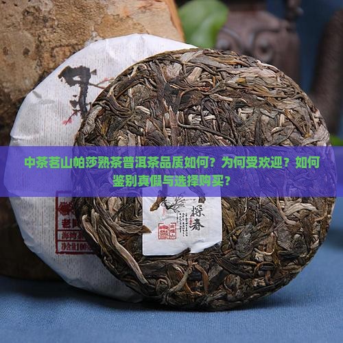 中茶茗山帕莎熟茶普洱茶品质如何？为何受欢迎？如何鉴别真假与选择购买？