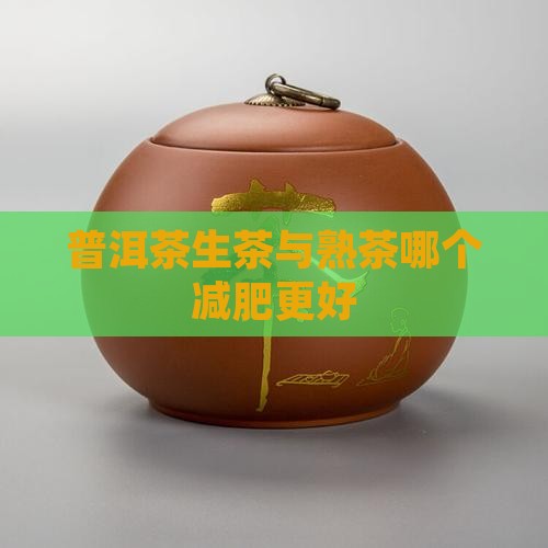 普洱茶生茶与熟茶哪个减肥更好