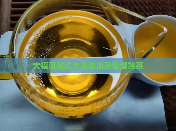 今大福红大象熟普