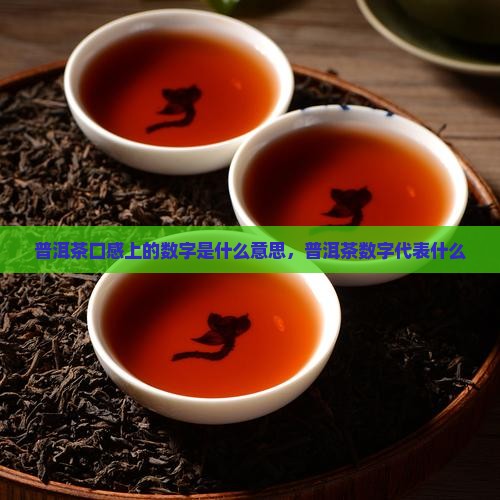 普洱茶口感上的数字