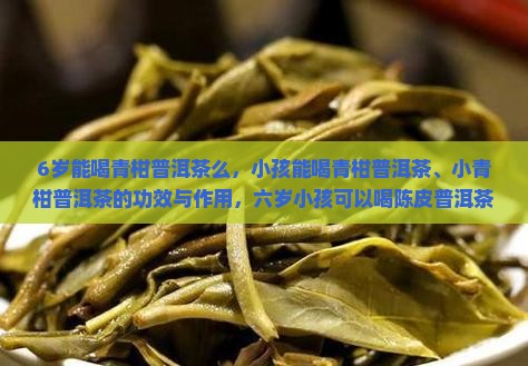 6岁能喝青柑普洱茶么