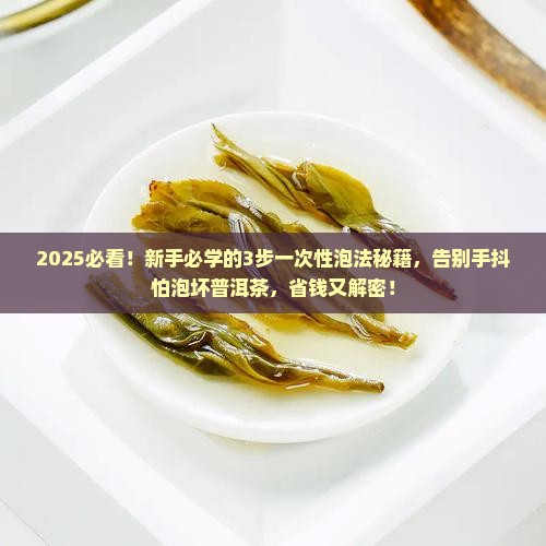 普洱茶的一次性泡法