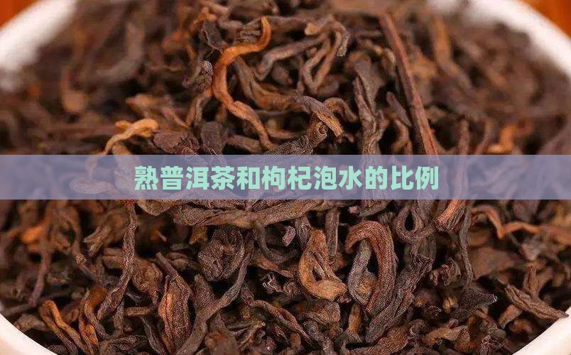 熟普洱茶和枸杞泡水的比例