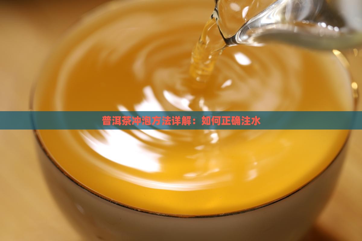 冲泡普洱茶注水