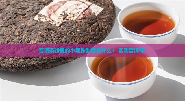 普洱茶饼中的小黑珠