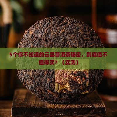 云县有名的普洱茶