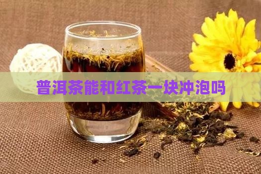 普洱茶能和红茶一块冲泡吗