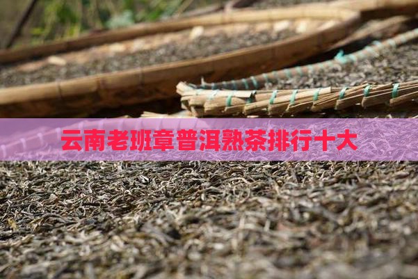 云南老班章熟茶排行