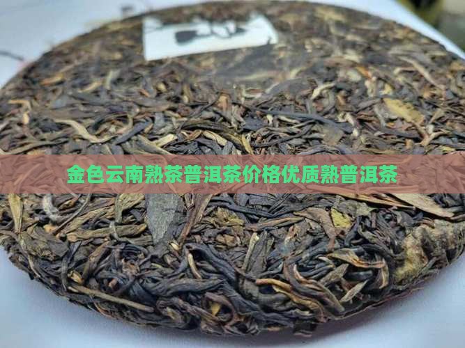 金色岩韵熟普洱茶