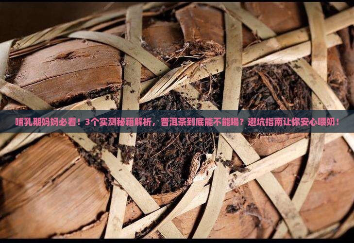 哺乳期可以吃普洱茶么