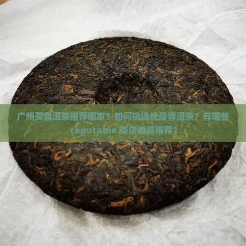 广州买普洱茶推荐哪家？如何挑选优质普洱茶？有哪些 reputable 茶店值得推荐？