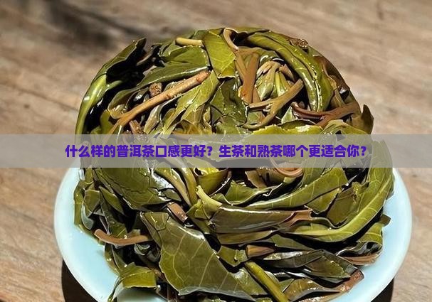 什么样的普洱茶口感更好？生茶和熟茶哪个更适合你？