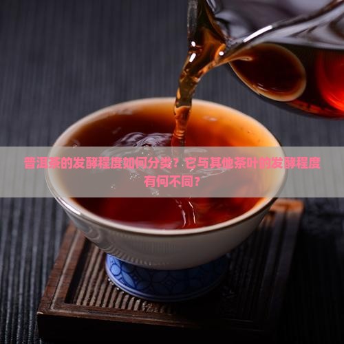 普洱茶的发酵程度如何分类？它与其他茶叶的发酵程度有何不同？