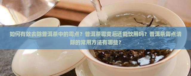 如何有效去除普洱茶中的霉点？普洱茶霉变后还能饮用吗？普洱茶霉点清除的常用方法有哪些？